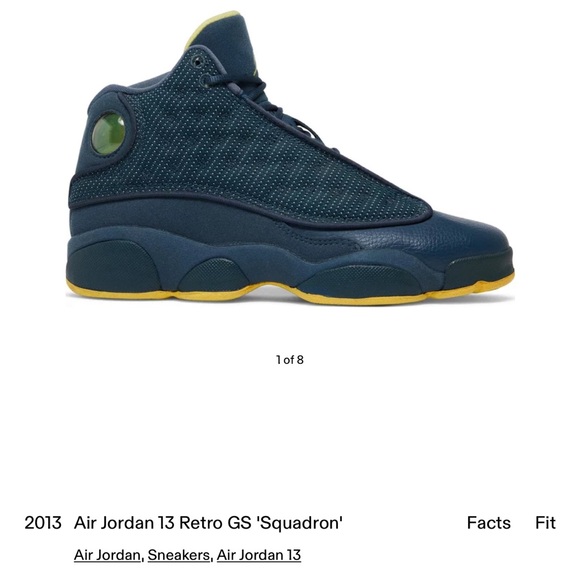 Jordan Shoes - Jordan Retro 13s Squadron Blue